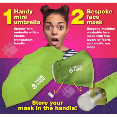 Image of Promotional Mask and Umbrella set