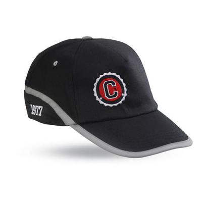 Image of Cotton promotional baseball cap - reflective