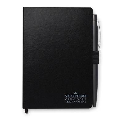 Image of A6 notebook with pen