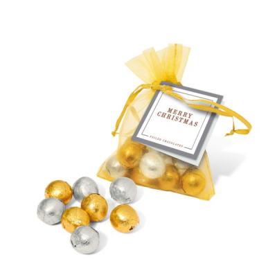Image of Organza Gold & Silver Foil balls