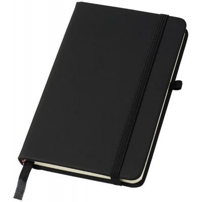 Image of Noir A6 notebook with lined pages