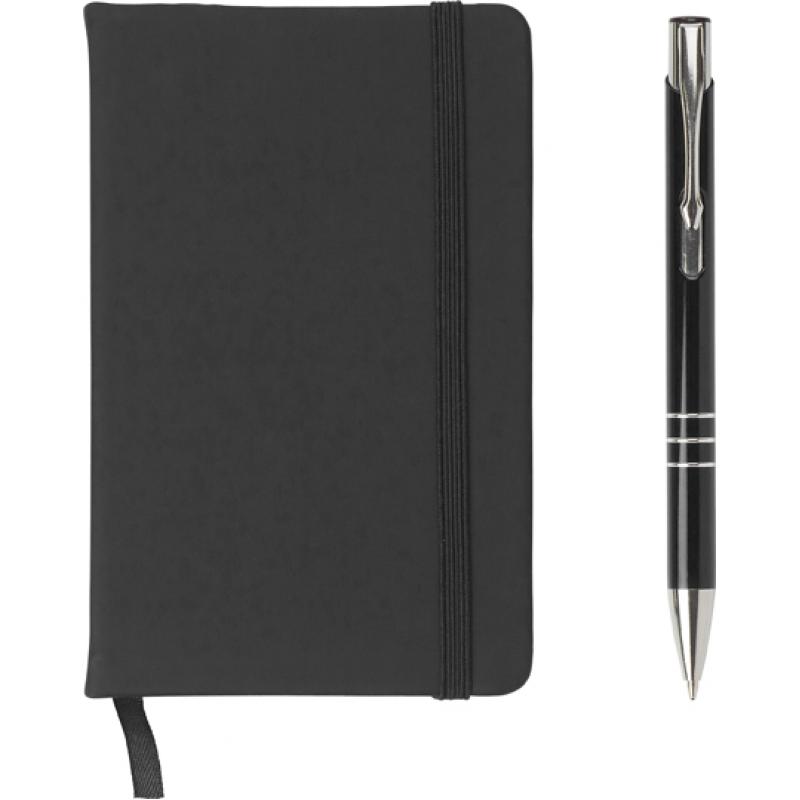 Image of Notebook and ballpen set.