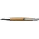 Image of Bamboo ballpen with metal clip.