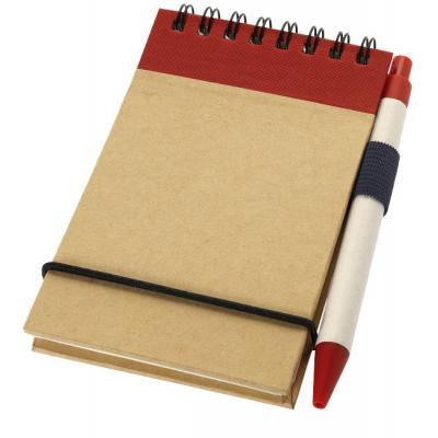 Image of Zuse A7 recycled jotter notepad with pen