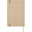 Image of PU covered notebook with cork print (A5)