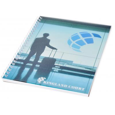 Image of Desk-Mate® wire-o A5 notebook PP cover - 50 pages