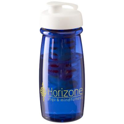 Image of H2O Pulse® 600 ml flip lid sport bottle & infuser