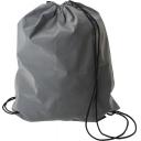 Image of Synthetic fibre (190D) reflective drawstring backpack