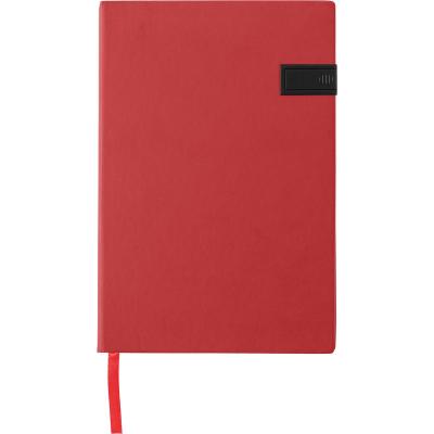 Image of Notebook (approx. A5) with USB drive