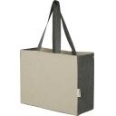 Image of Pheebs 190 g/m² recycled cotton gusset tote bag with contrast sides 18L