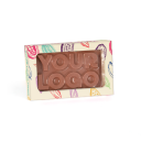 Image of Eco Window Box 3D Bespoke Milk Chocolate Bar